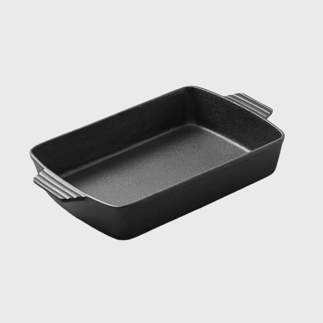 38cm Cast Iron Rectangle Bread Baking Dish