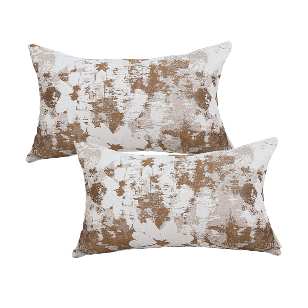 SOGA 2X 35cm Rustic Weathered Lumbar Throw Pillows