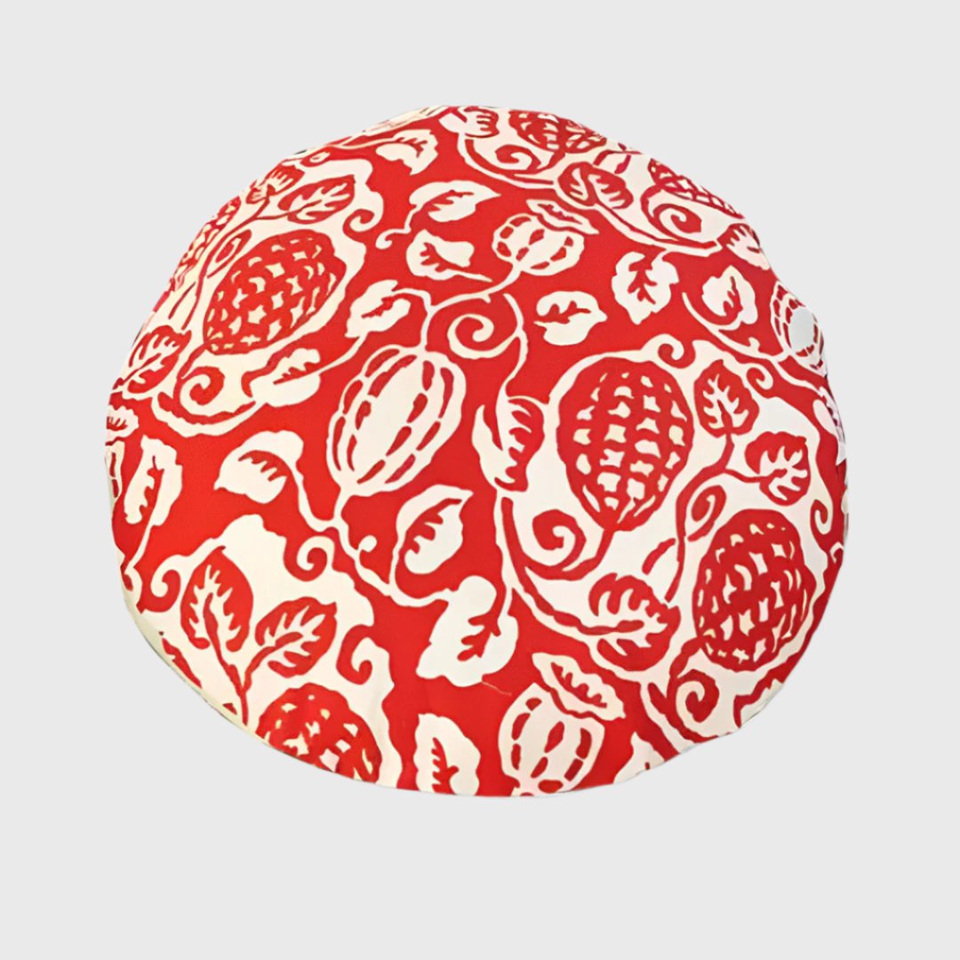 45cm Red Premium Polyester Cotton Cushion with EPP Particle