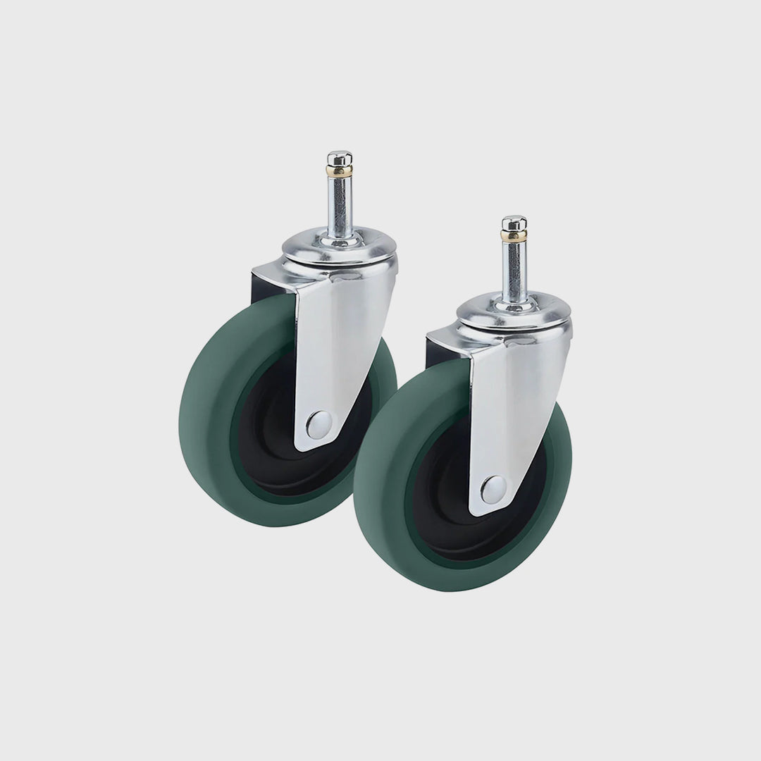 2 x 4" Polyurethane Swivel Castor Wheels