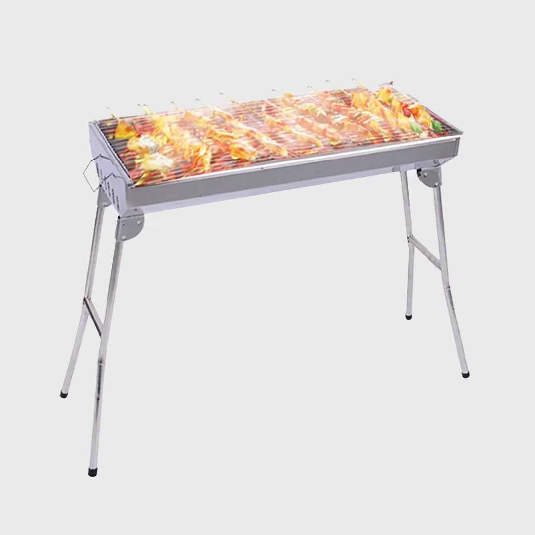 Stainless Steel Skewers BBQ Grill 6-8 Persons