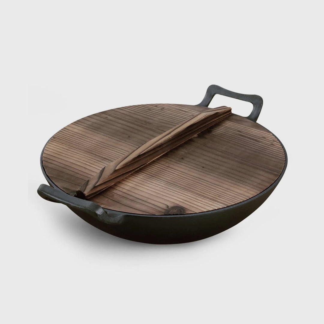 36CM Commercial Cast Iron Wok
