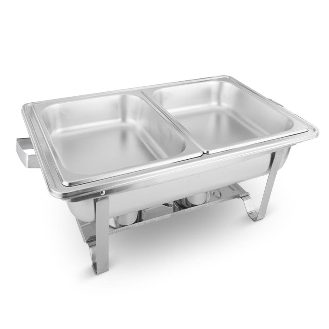 4.5L Dual Tray Stainless Steel Chafing Food Warmer
