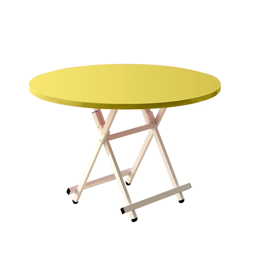 Yellow Round Dining Table