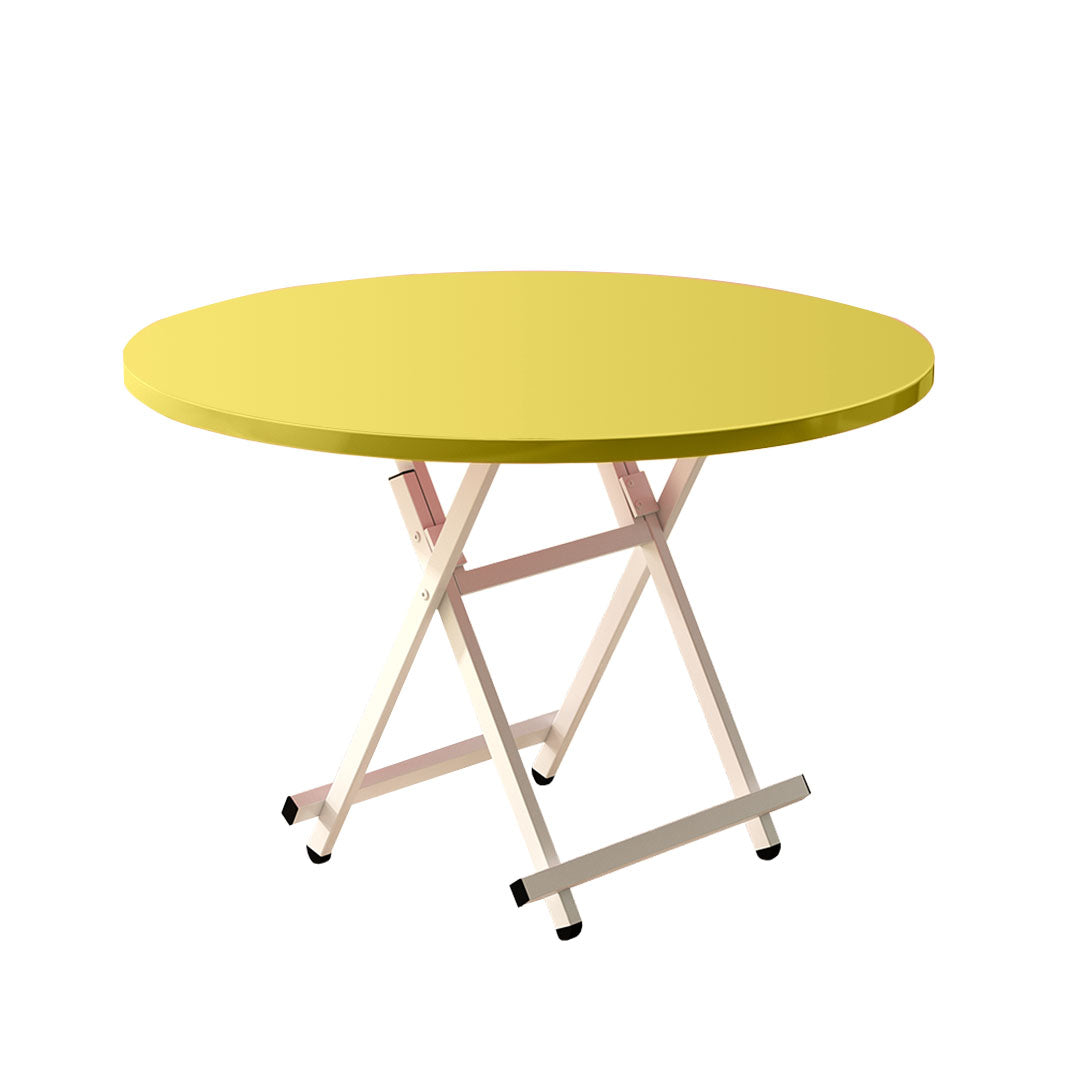 Yellow Round Dining Table