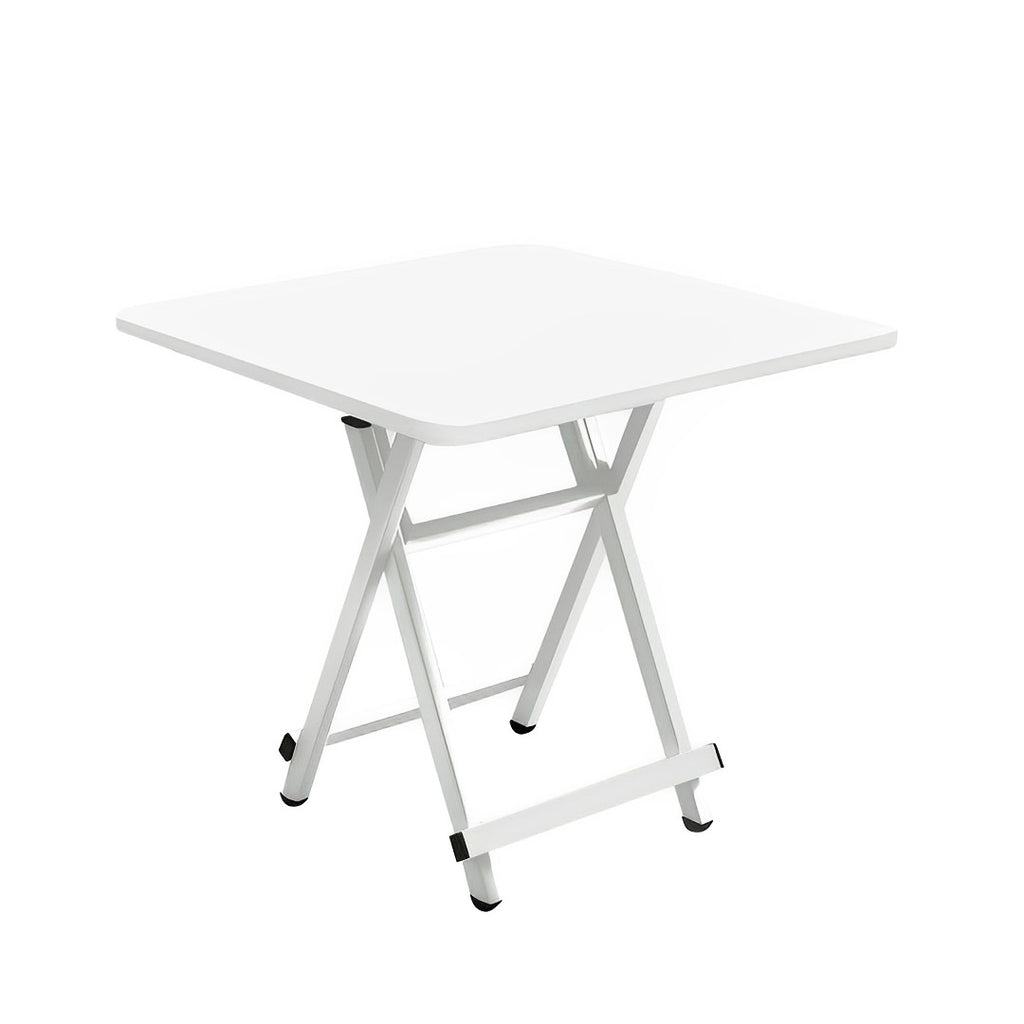 White Dining Table with Lacquered Legs