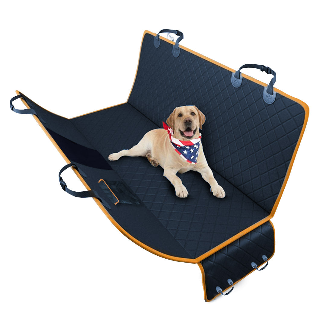 Pet Car Cover Back Seat Protector Black