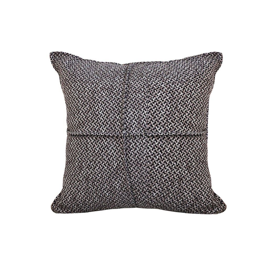 SOGA 45cm Herringbone Textured Woven Square Throw Pillow
