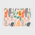 SOGA 90cm Soft cotton woven handmade Area rugs for living room bedroom Home Decor