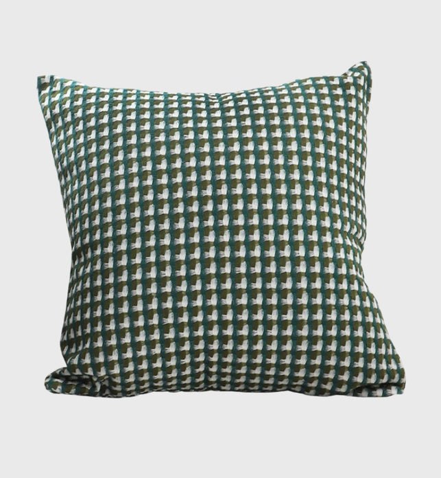 SOGA 45cm Subtle Green Foliage Pillow SquareThrow Pillow