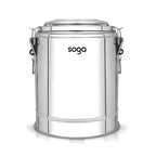 SOGA 40L Stainless Steel Insulated Stock Pot Hot & Cold Beverage Container