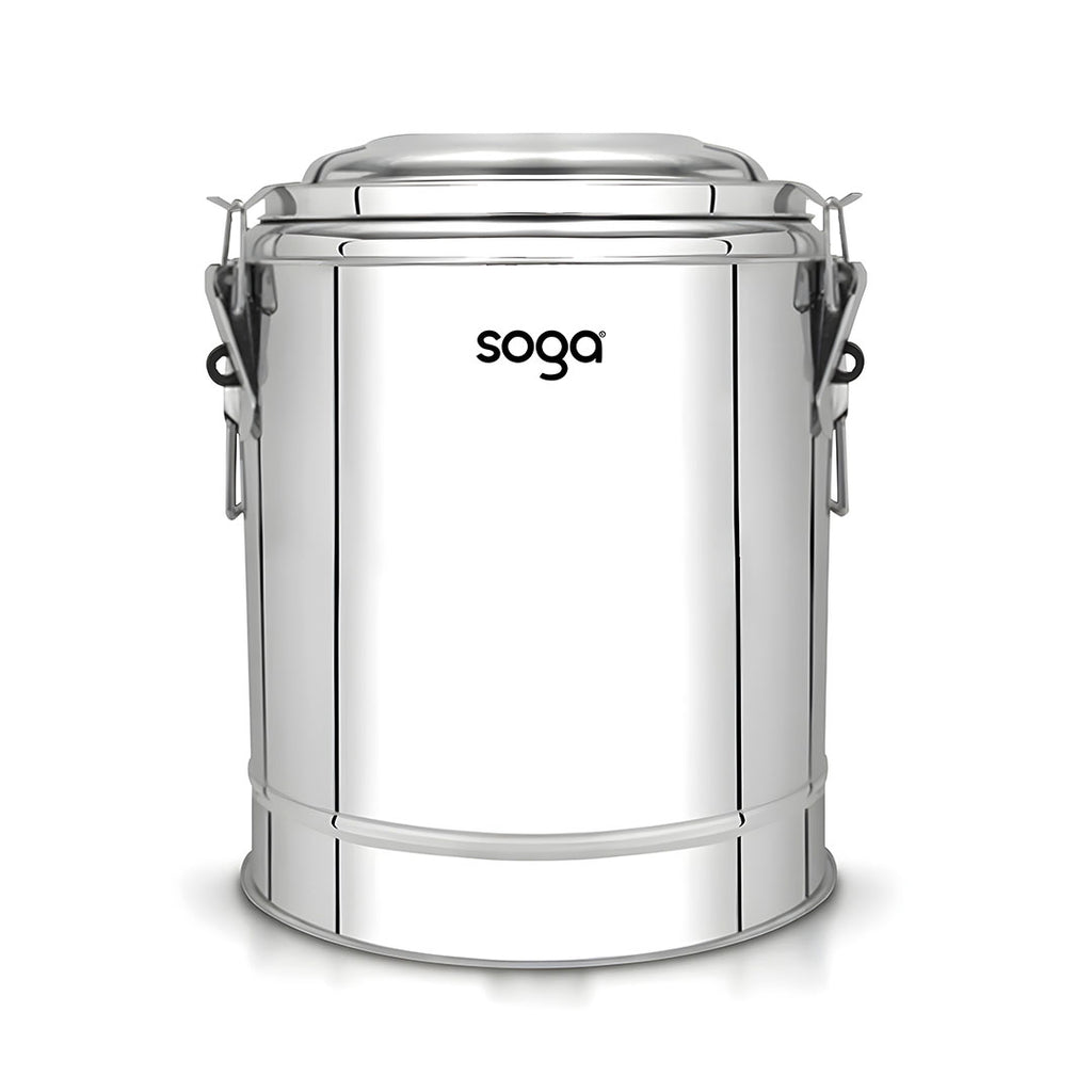 SOGA 50L Stainless Steel Insulated Stock Pot Hot & Cold Beverage Container