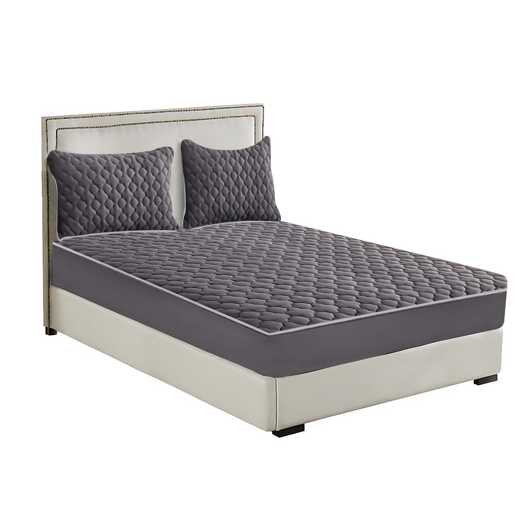 153cm Grey Wide Mattress Clover Design