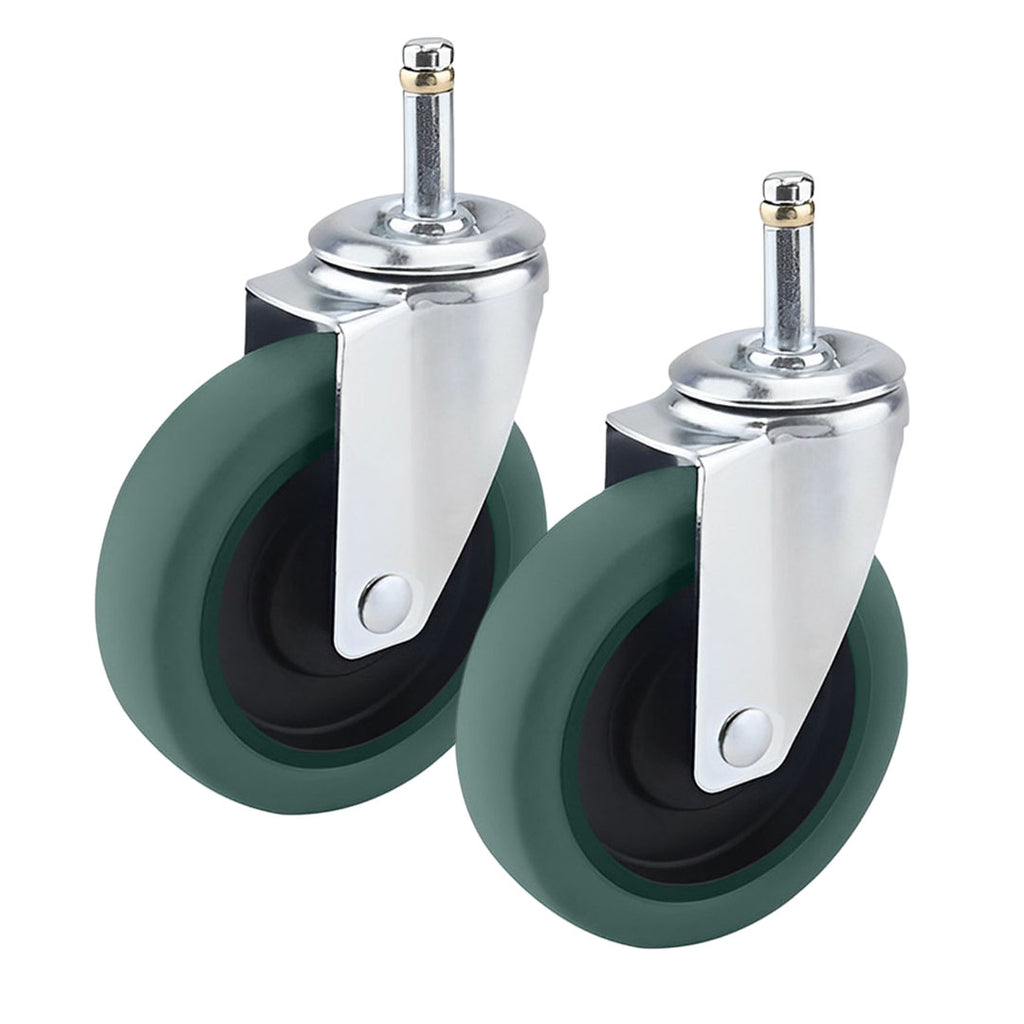 2 x 4" Polyurethane Swivel Castor Wheels
