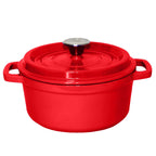 Cast Iron Porcelain Casserole 3.6L Red 24cm
