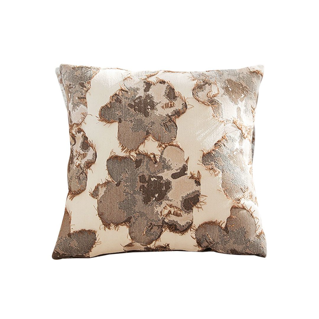 SOGA 50cm Vintage Embroidered Floral Throw Pillow