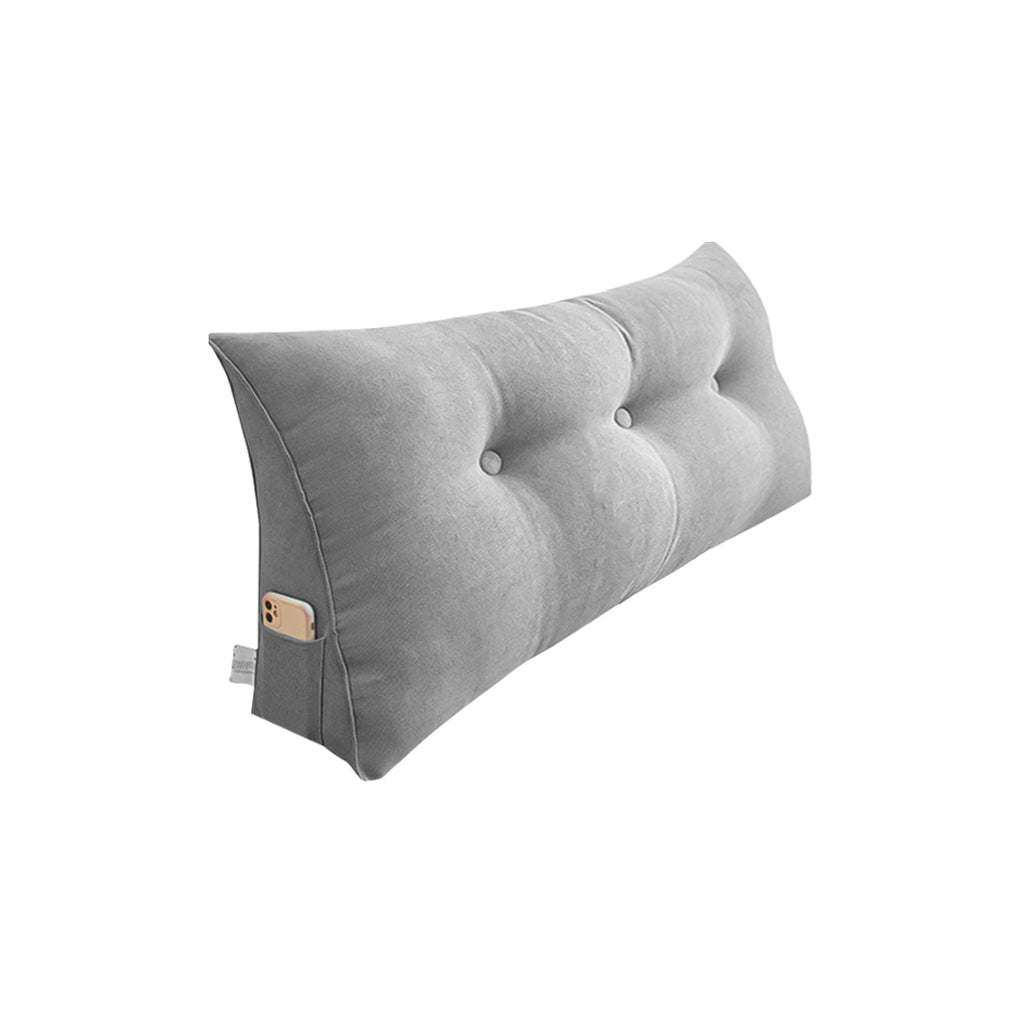 SOGA 100cm Silver Cushion Pillow