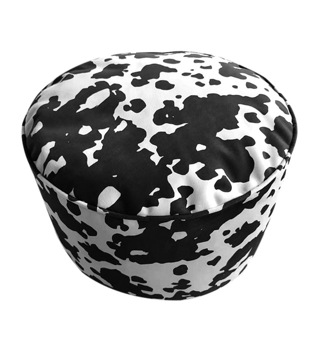 SOGA 48x35cm Round Soft Pouffe Seat Cushion Elegant Home Accent Décor Stylish Footstool