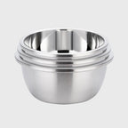 SOGA 3Pcs Polished Stainless Steel Mixing Bowl