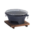 Medium Cast Iron Round Stove Charcoal Table Net Grill