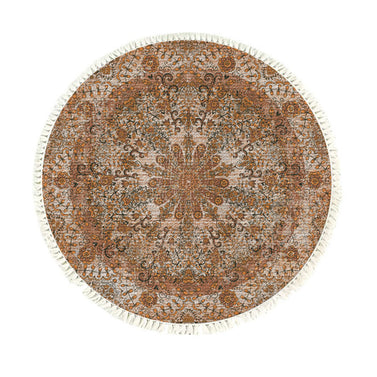 SOGA 120cm Mandala Pattern Circle Area Rugs for Living Room Lounge Anti-slip Doormat Home Decor