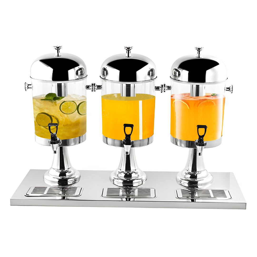 Triple Head 24L Stainless Steel Dispenser