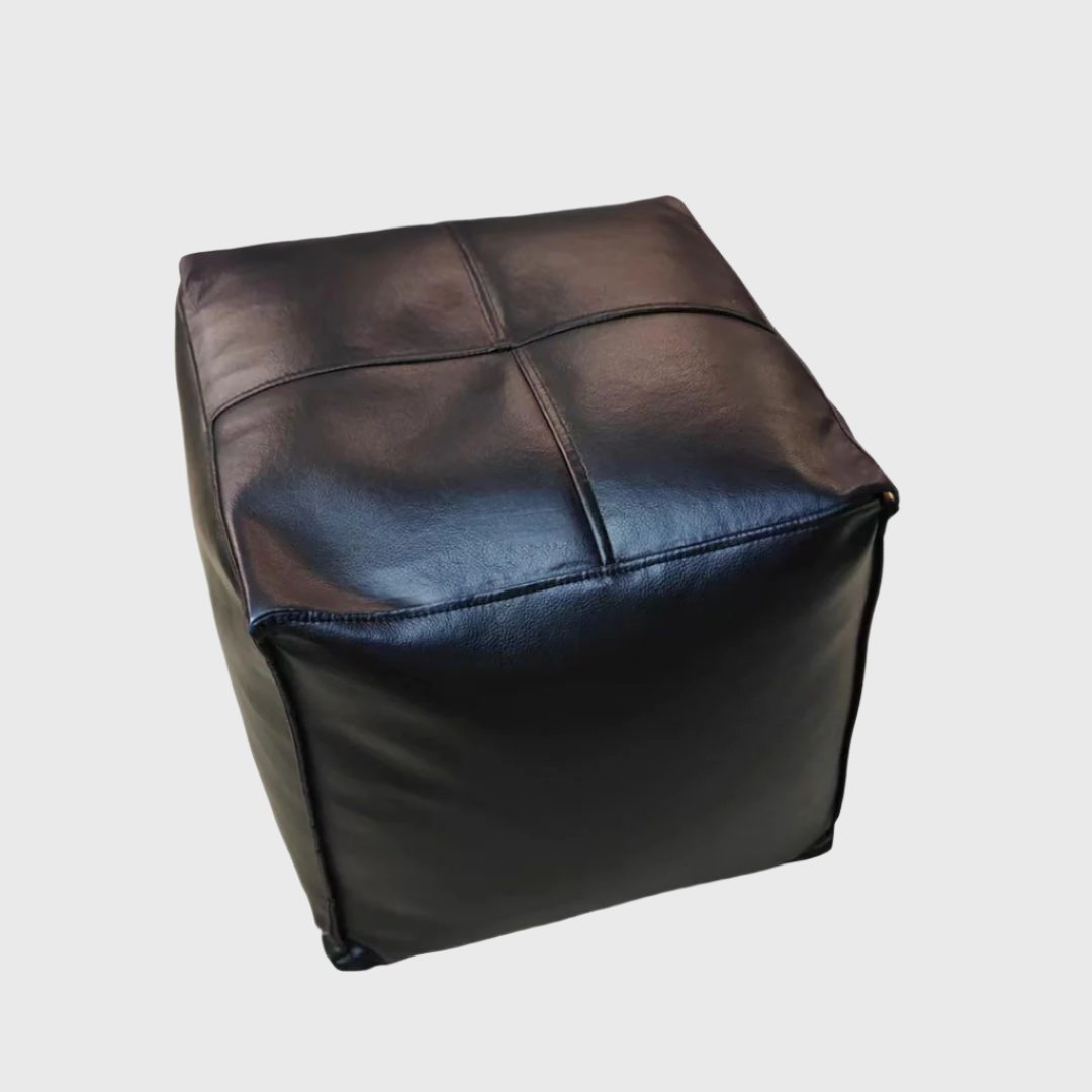 SOGA 40cm Pier Leather Pillow with EPP Insert, Home Decor