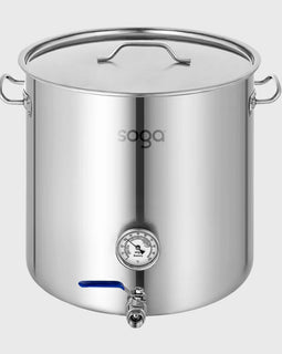 SOGA Stainless Steel 50L Brewery Pot 40*40cm