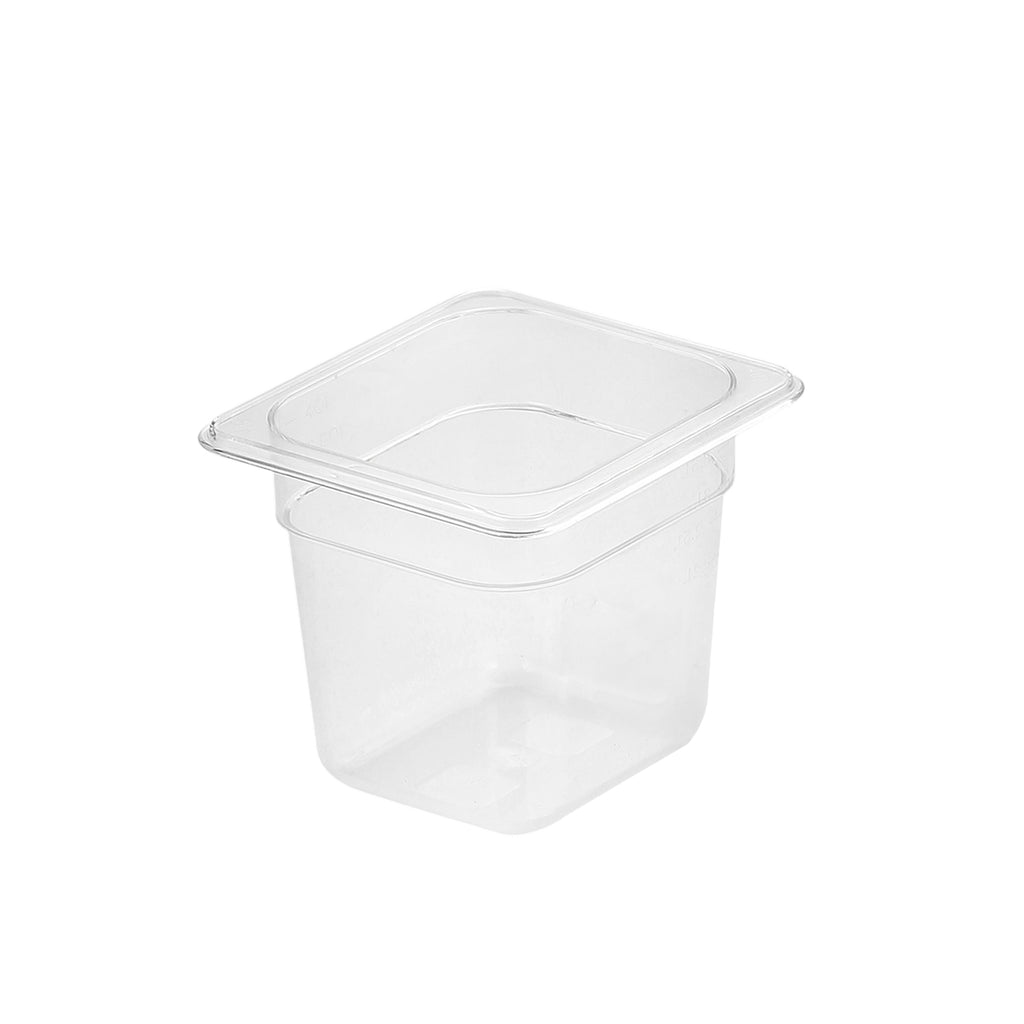 150mm Clear GN Pan 1/6 Food Tray
