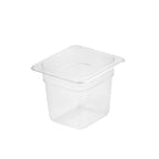 150mm Clear GN Pan 1/6 Food Tray