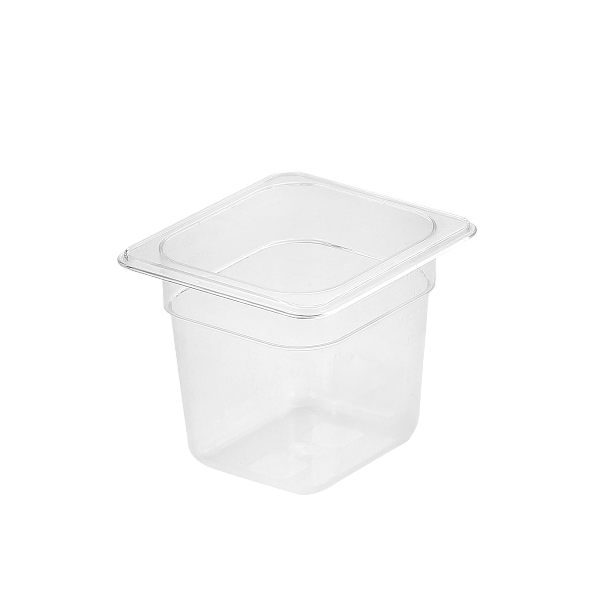 150mm Clear GN Pan 1/6 Food Tray