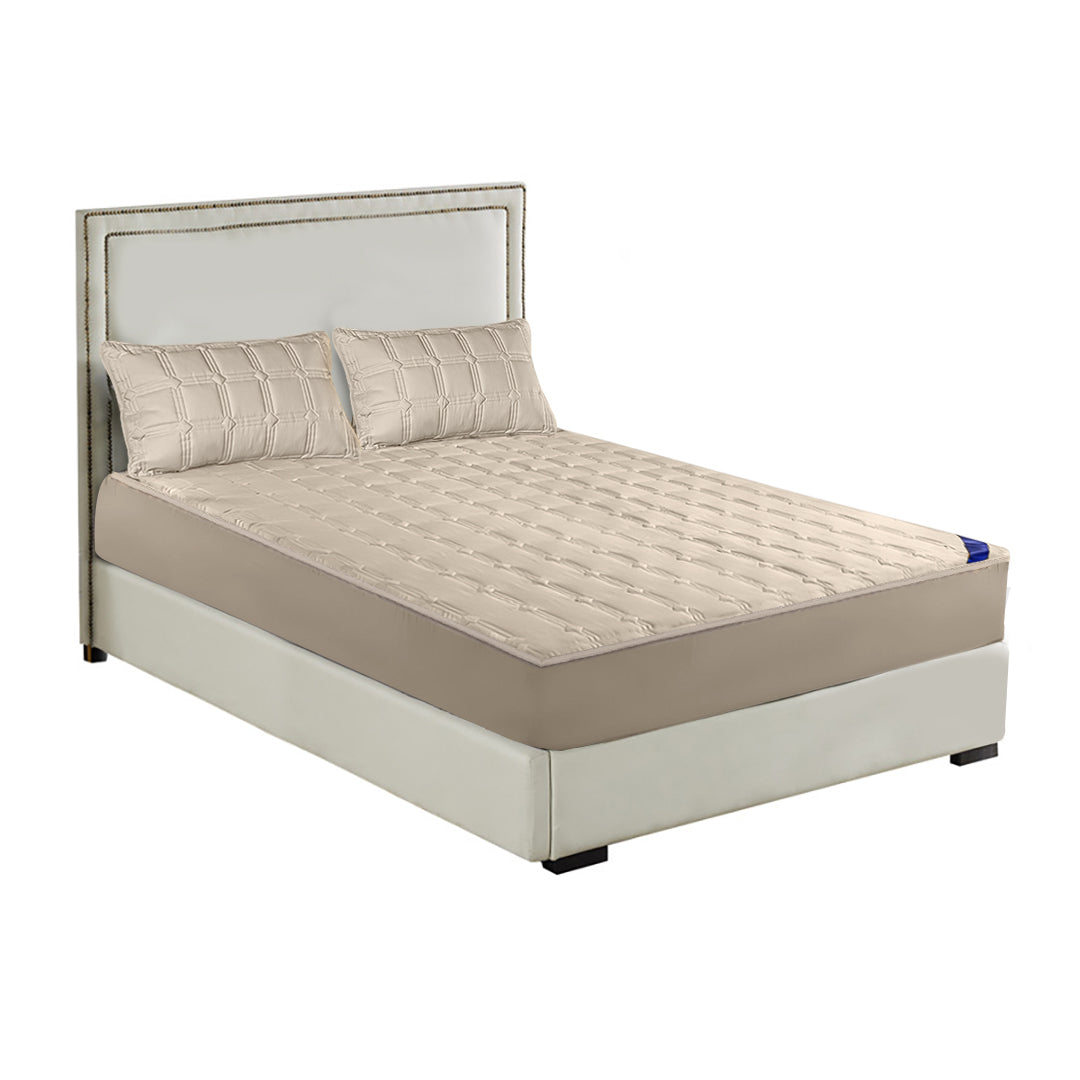 183cm Beige Wide Mattress Cover