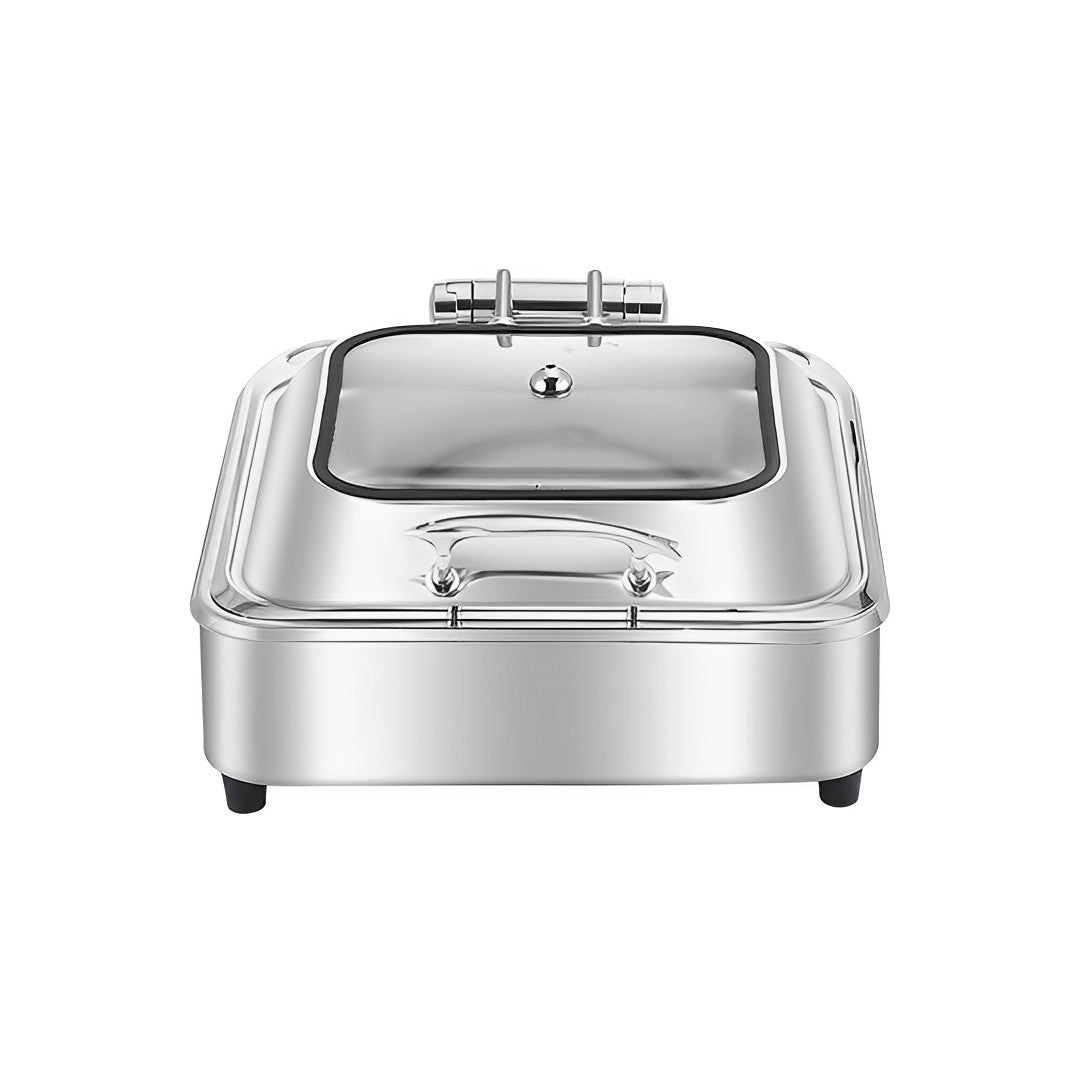 Stainless Steel Square Chafing Dish Tray with Top Lid