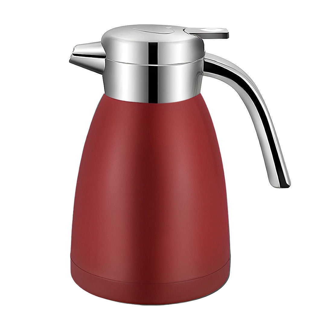 1.8L Stainless Steel Water Bottle Red