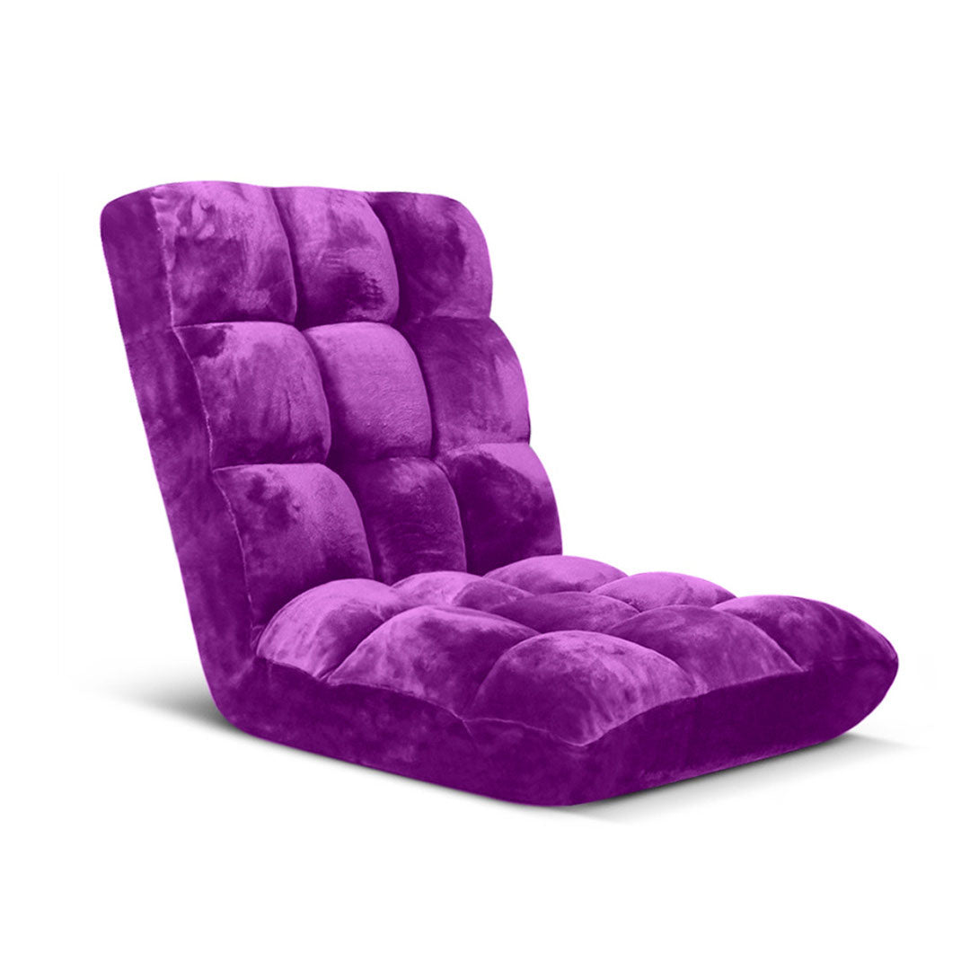Recliner Lounge Sofa Cushion Purple