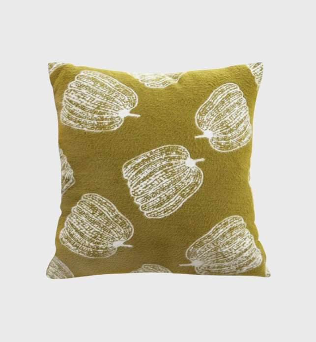 50cm Throw Pillow Green Autumn Harvest pumpkin Print Home Decor