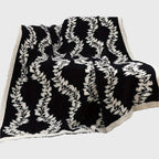 130x170cm Throw Blanket Retro Vine Pattern