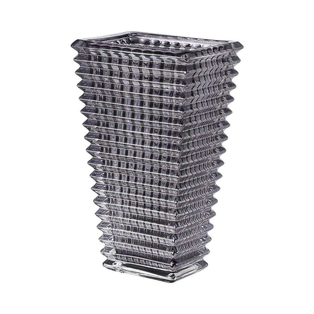 SOGA 28cm Modern Gray Ceramic Glass Vase Home Decor