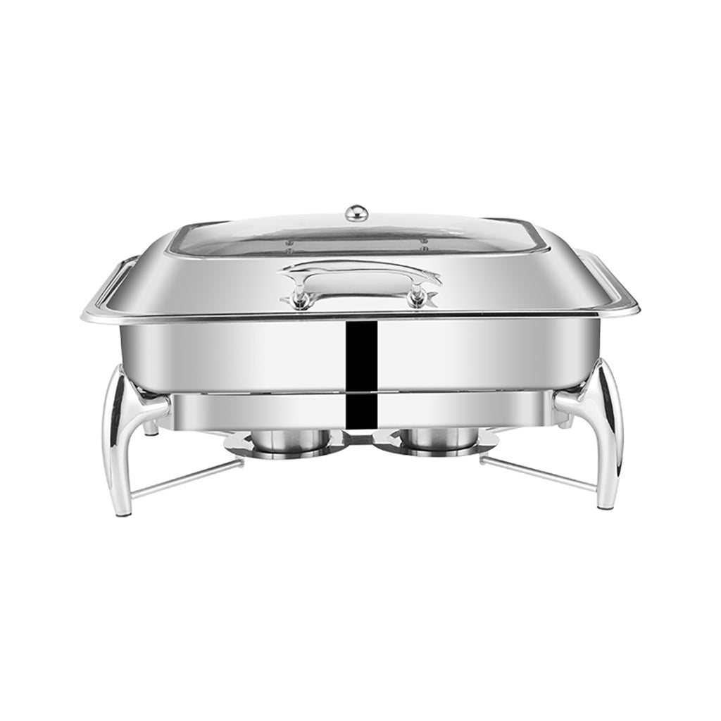 Stainless Steel Rectangular Chafing Dish with Top Lid