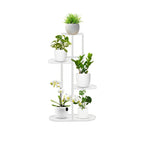 4 Tier White Metal Plant Rack