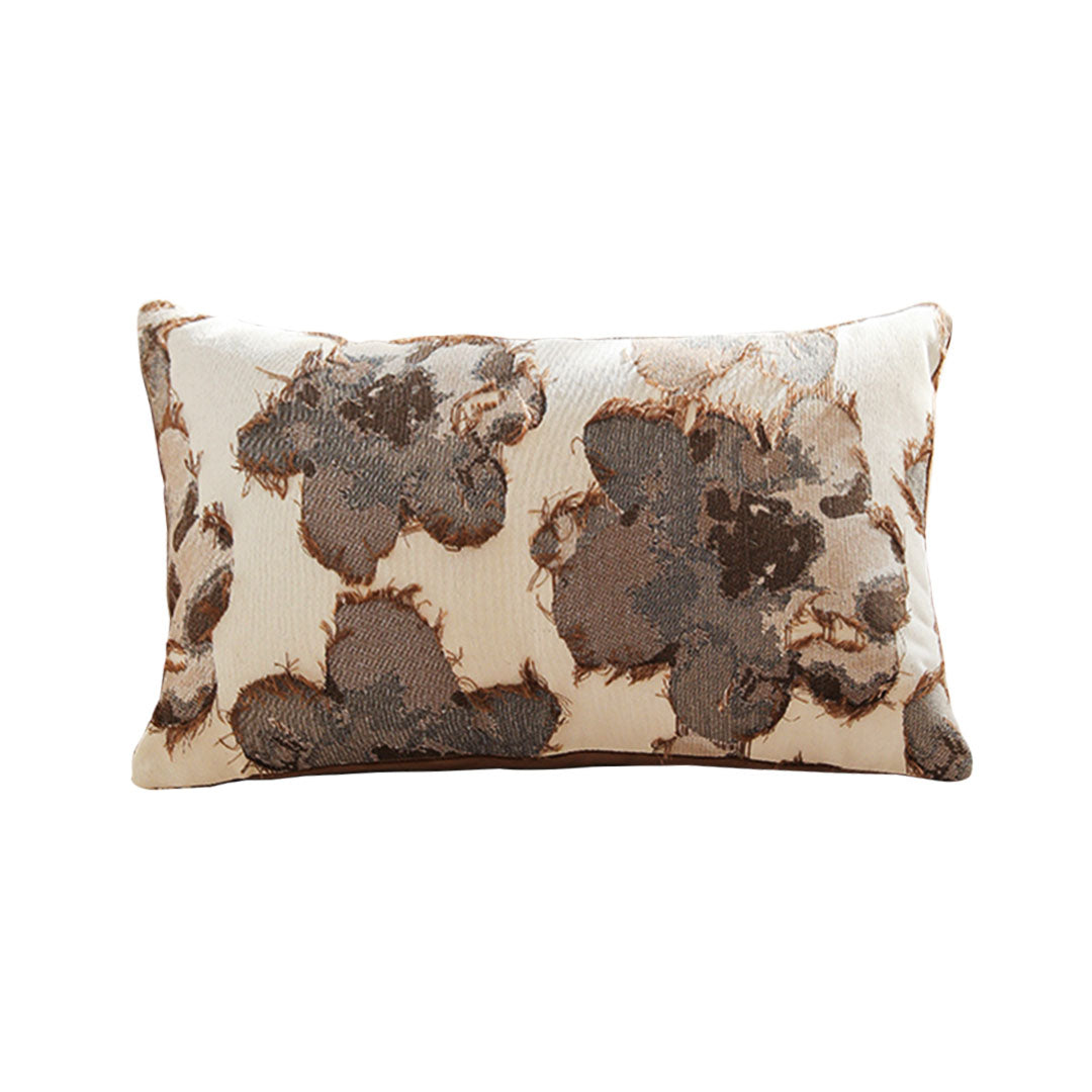 SOGA 35cm Vintage Decorative Embroidered Floral Throw Pillow