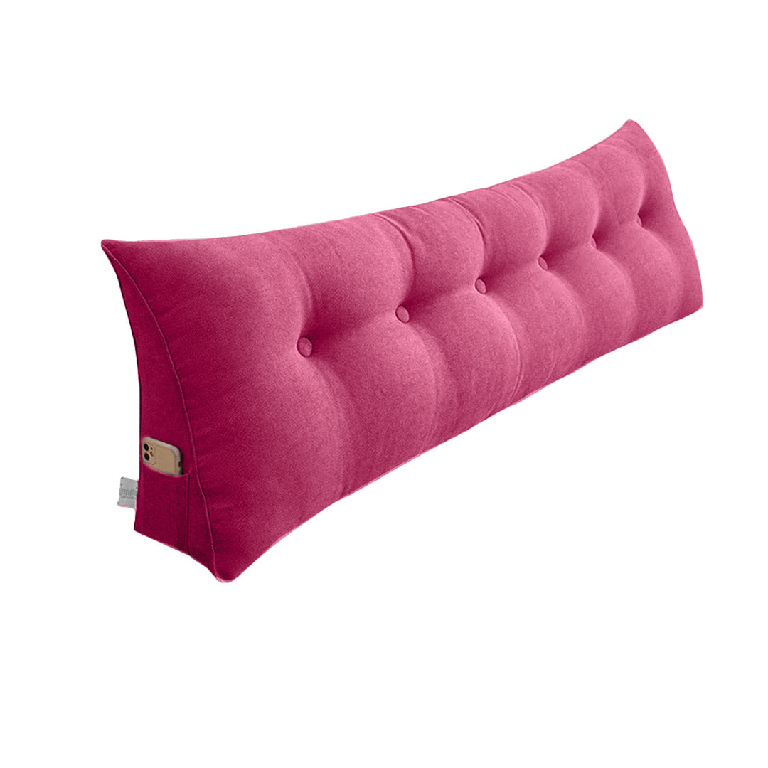 SOGA 180cm Pink Wedge Bed Cushion