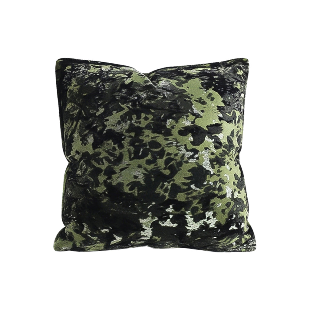 SOGA 50cm Forest Green Crushed Velvet Decorative Throw Pillow