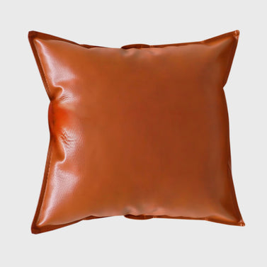 SOGA 45cm Light Luxury Urban Simulated Leather Wide Edge Throw Pillow