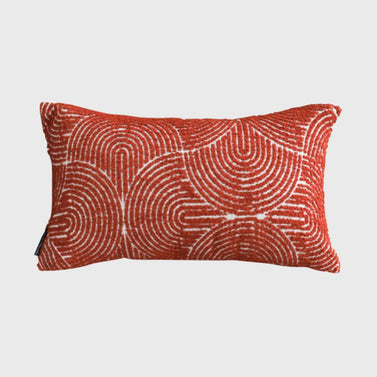 35cm Throw Pillow Burgundy Cinnabar Perfect Burnt