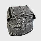 42cm Black Premium Polyester Cotton Cushion with EPP Particle