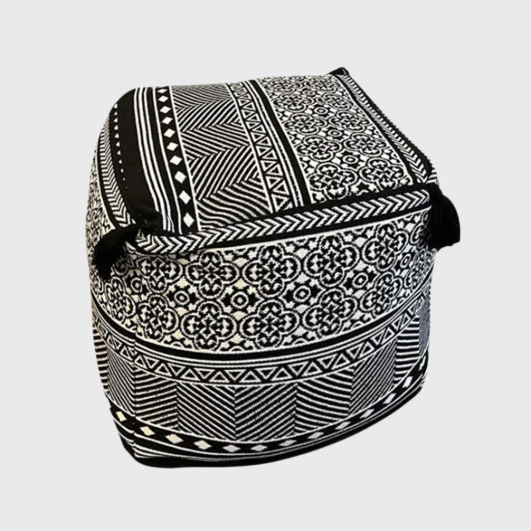 42cm Black Premium Polyester Cotton Cushion with EPP Particle