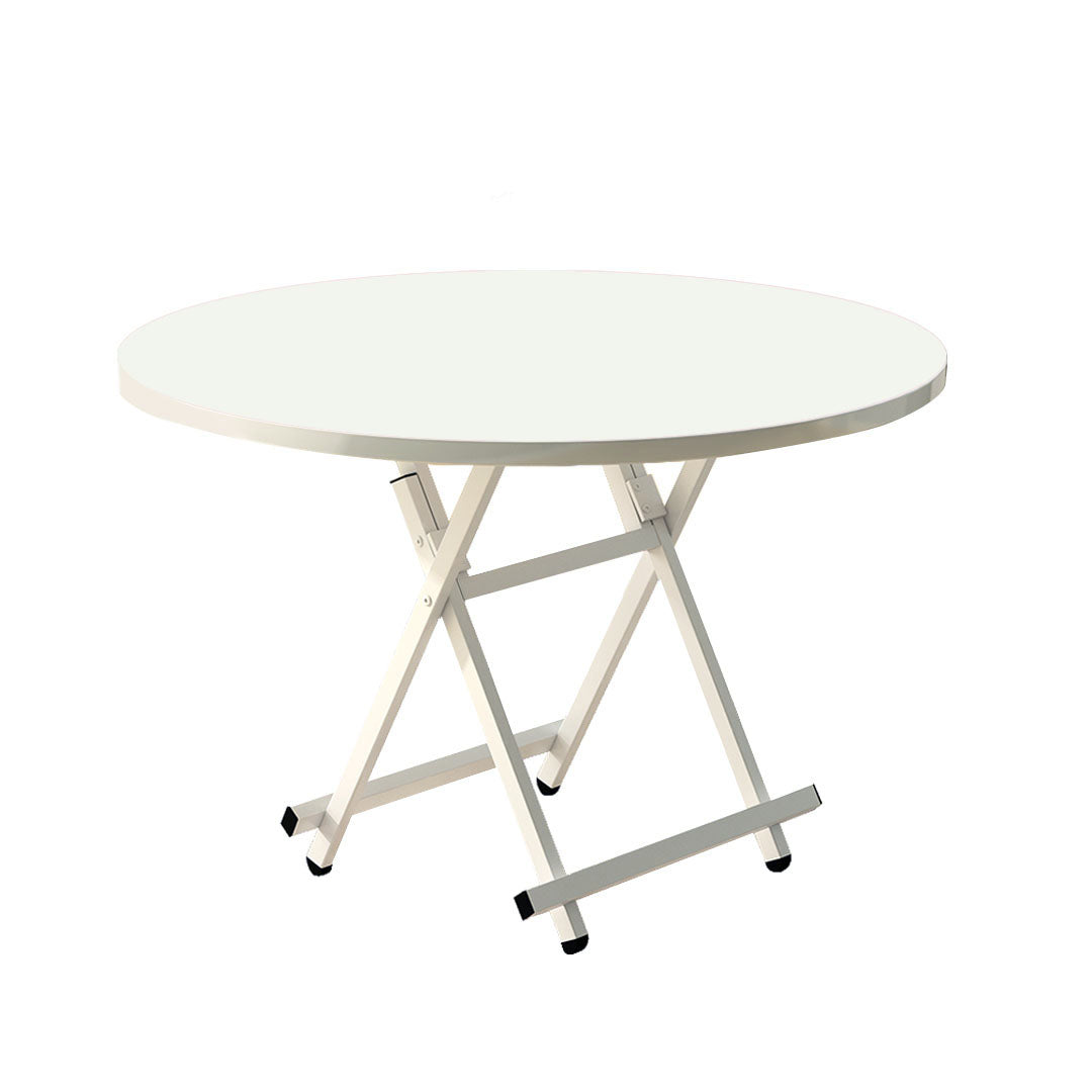 White Round Dining Table