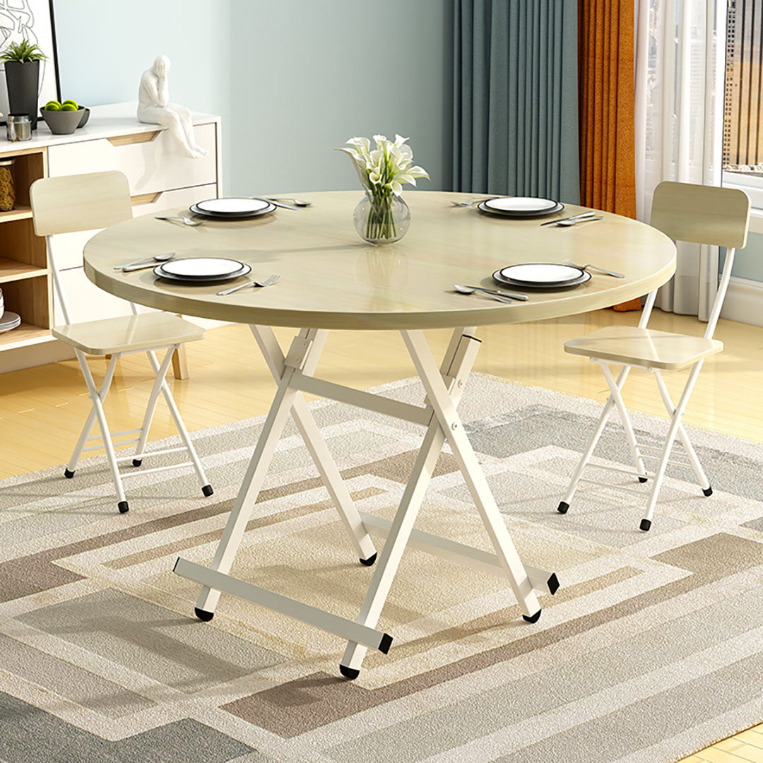Maple Grain Round Dining Table