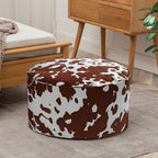48x35cm Round Soft Pouffe Seat Cushion Elegant Home Accent
